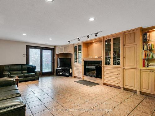 7 Canton Ave, Toronto, ON - Indoor Photo Showing Living Room With Fireplace