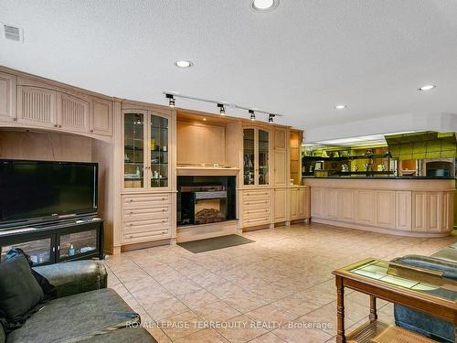 7 Canton Ave, Toronto, ON - Indoor Photo Showing Living Room With Fireplace