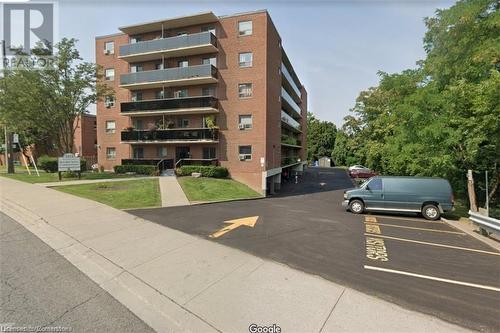 View of building exterior - 2373 King Street E Unit# 48, Hamilton, ON - Outdoor With Balcony With Facade