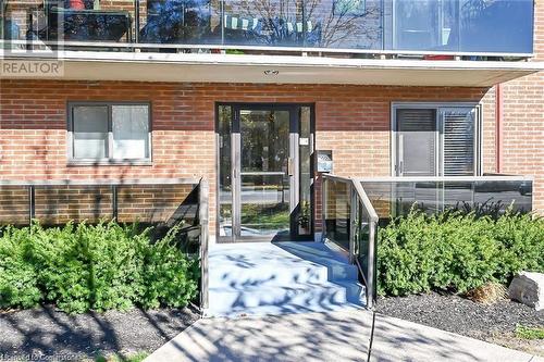 View of entrance to property - 2373 King Street E Unit# 48, Hamilton, ON - Outdoor With Balcony With Exterior