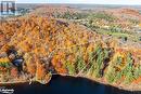 Aerial view with a water view - 99 Vernon Reach Road, Huntsville, ON 