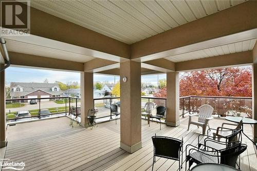 Community Balcony - 49 Raglan Street Unit# 109, Collingwood, ON - Outdoor With Exterior