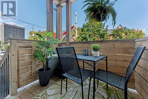 Corktown Lifestyle at its Finest - 28 Grove Street, Hamilton, ON - Outdoor With Deck Patio Veranda With Exterior