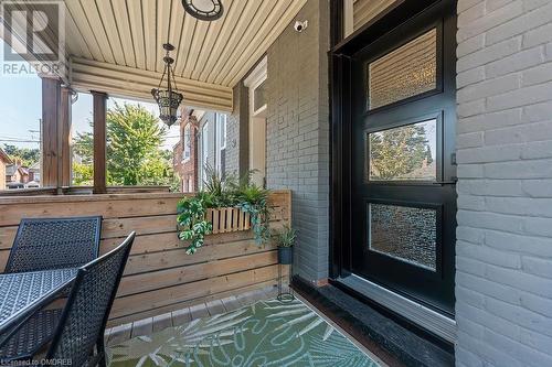 Stunning Entry with Modern Glass-Paneled Door - 28 Grove Street, Hamilton, ON -  Photo Showing Other Room