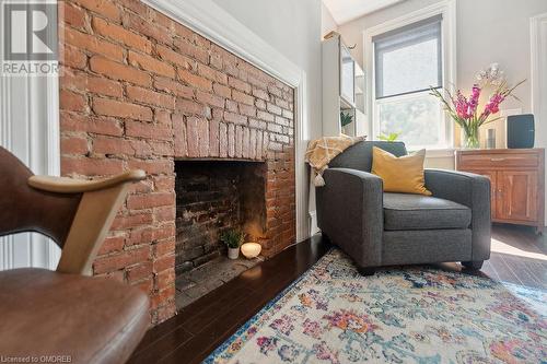 Tasteful Renovations - 28 Grove Street, Hamilton, ON - Indoor With Fireplace