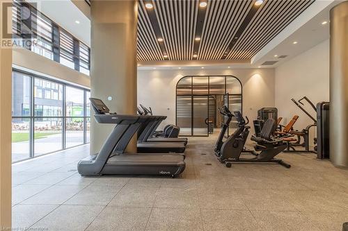 1415 Dundas Street E Unit# 201, Oakville, ON - Indoor Photo Showing Gym Room