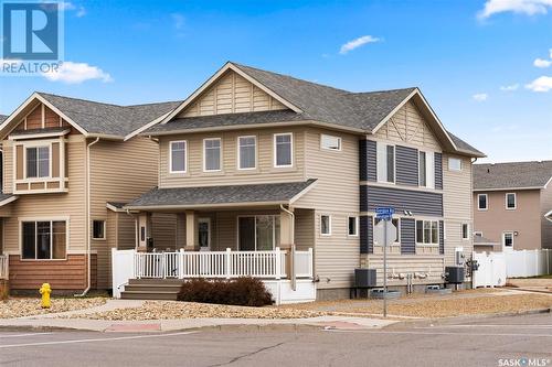 5302 Gordon Road, Regina, SK - Outdoor With Deck Patio Veranda With Facade