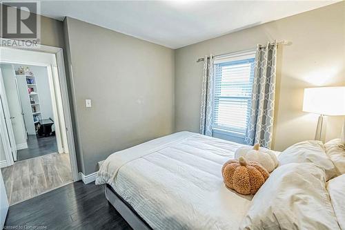 Bedroom featuring dark hardwood / wood-style floors - 72 Elgin Street S, Cambridge, ON - Indoor Photo Showing Bedroom