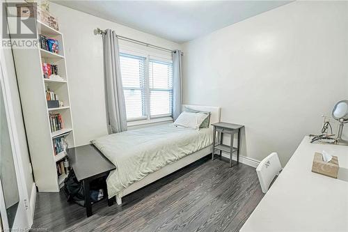 Bedroom with dark hardwood / wood-style floors - 72 Elgin Street S, Cambridge, ON - Indoor Photo Showing Bedroom