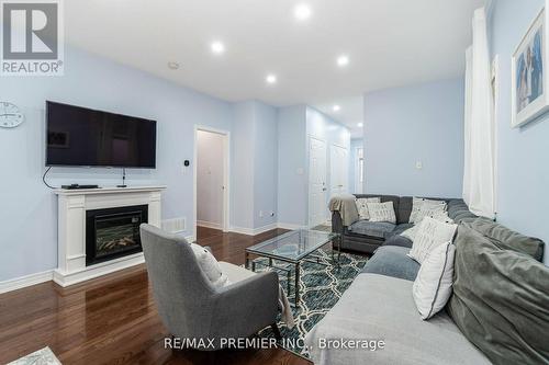 80 Heathcliffe Drive, Vaughan, ON - Indoor Photo Showing Living Room With Fireplace