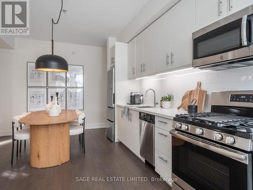 101 - 1183 Dufferin Street, Toronto, ON - Indoor Photo Showing Kitchen With Stainless Steel Kitchen With Upgraded Kitchen