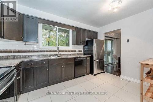 Upper - 604 Glen Forrest Boulevard, Waterloo, ON - Indoor Photo Showing Kitchen With Double Sink