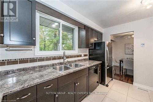 Upper - 604 Glen Forrest Boulevard, Waterloo, ON - Indoor Photo Showing Kitchen With Double Sink