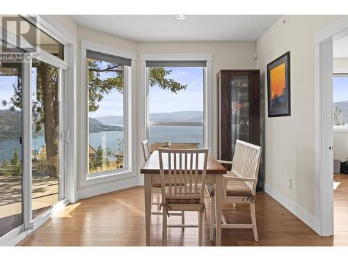 8980 Bayswater Place, Vernon, BC - Indoor Photo Showing Dining Room With Body Of Water