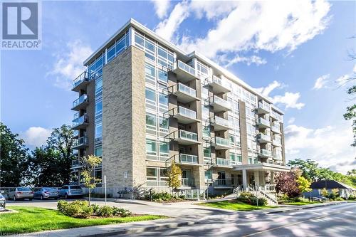 View of property - 479 Charlton Avenue E Unit# 404, Hamilton, ON - Outdoor With Balcony With Facade