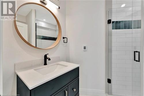 Bathroom in the ADU - 306 Paling Avenue, Hamilton, ON - Indoor Photo Showing Bathroom