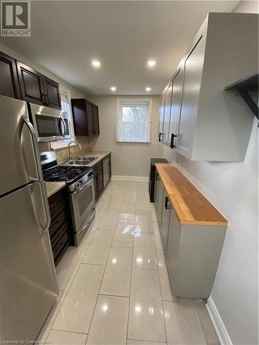 Main Floor Unit Kitchen - 306 Paling Avenue, Hamilton, ON - Indoor Photo Showing Kitchen With Double Sink