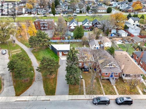 Birds eye view of property - 306 Paling Avenue, Hamilton, ON - Outdoor With View