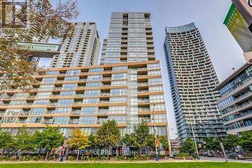 301 - 10 Capreol Court, Toronto, ON - Outdoor With Balcony With Facade