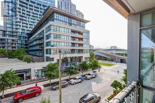 301 - 10 Capreol Court, Toronto, ON - Outdoor With Balcony