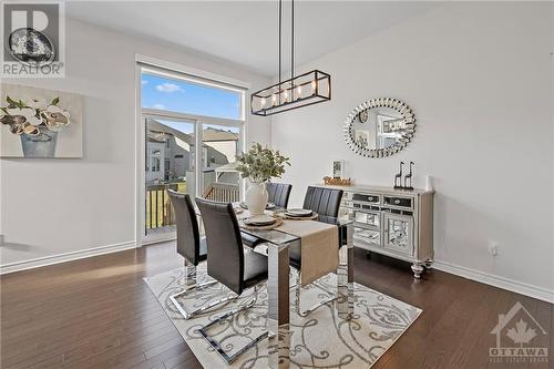 DINING AREA - 62 Viceroy Mews, Ottawa, ON - Indoor Photo Showing Dining Room