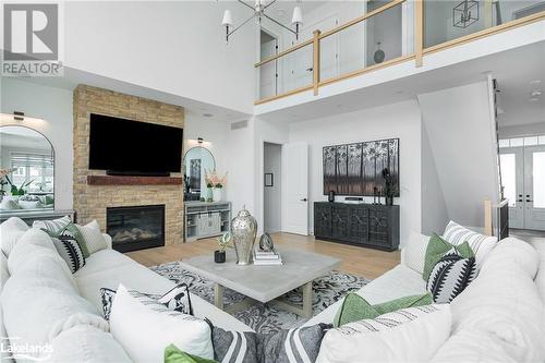 103 Springside Crescent, The Blue Mountains, ON - Indoor Photo Showing Living Room With Fireplace