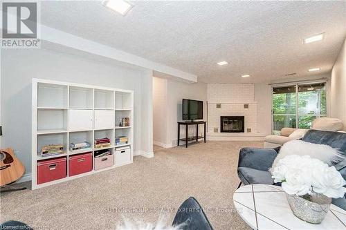 604 Glen Forrest Boulevard Unit# Basement, Waterloo, ON - Indoor With Fireplace