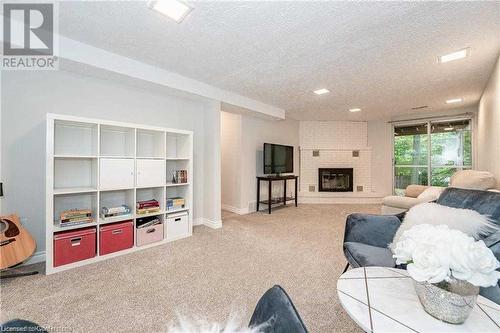 604 Glen Forrest Boulevard Unit# Upper, Waterloo, ON - Indoor With Fireplace