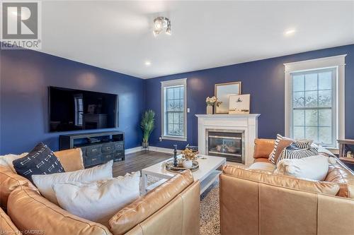 259 Littlewood Drive, Oakville, ON - Indoor Photo Showing Living Room With Fireplace