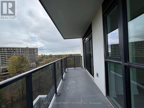 508 - 204 Burnhamthorpe Road E, Mississauga, ON - Outdoor With Balcony With View With Exterior