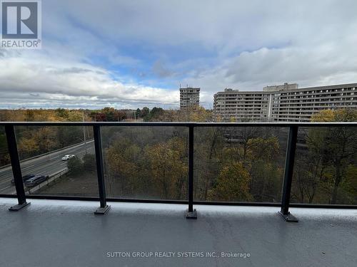 508 - 204 Burnhamthorpe Road E, Mississauga, ON - Outdoor With Balcony With View