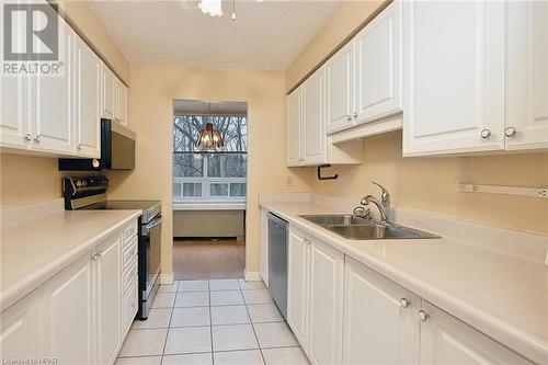 22 St. Andrew Street N Unit# 104, St. Marys, ON - Indoor Photo Showing Kitchen With Double Sink