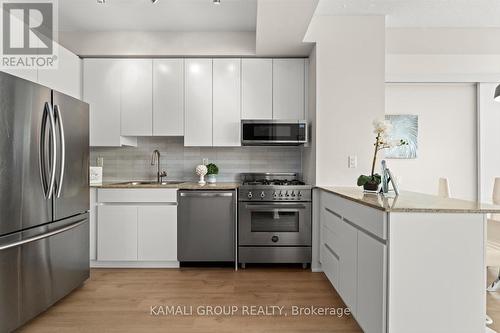 1605 - 30 Canterbury Place, Toronto, ON - Indoor Photo Showing Kitchen With Stainless Steel Kitchen