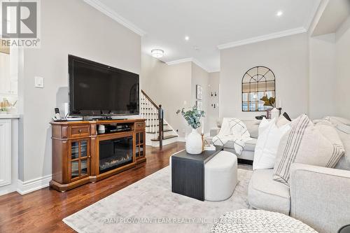 103 Charest Place, Whitby, ON - Indoor Photo Showing Living Room With Fireplace