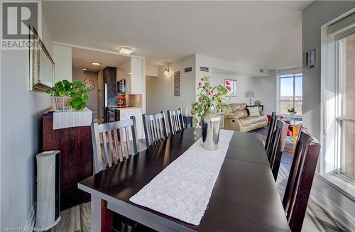 Room for an extendable table - 1414 King Street E Unit# 1106, Kitchener, ON - Indoor Photo Showing Dining Room