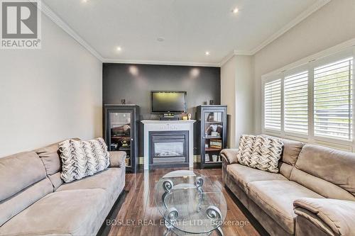 36 Pinecrest Street, Markham, ON - Indoor Photo Showing Living Room With Fireplace