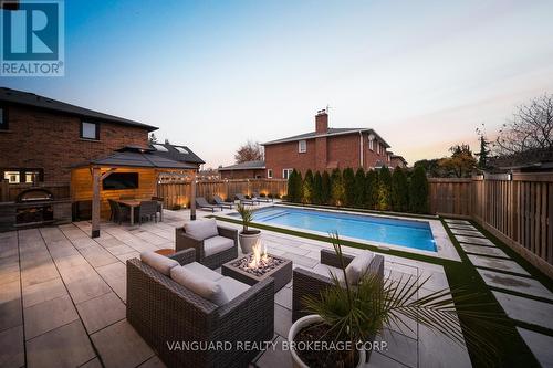 61 Belair Way, Vaughan, ON - Outdoor With In Ground Pool With Deck Patio Veranda With Backyard