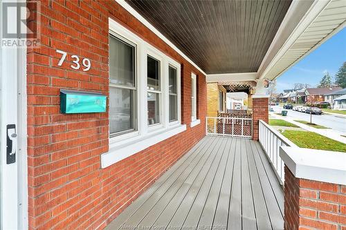 739-41 Josephine, Windsor, ON - Outdoor With Deck Patio Veranda With Exterior