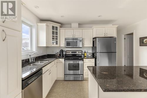 23 Meadow Ln, Sault Ste. Marie, ON - Indoor Photo Showing Kitchen With Double Sink