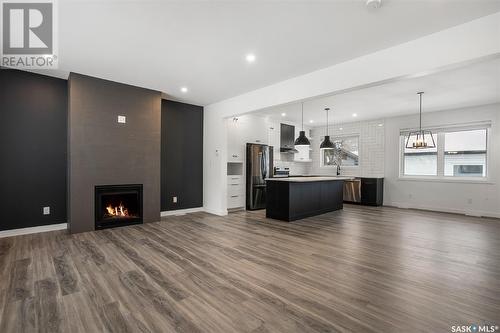 125 Ash Street, Saskatoon, SK - Indoor With Fireplace