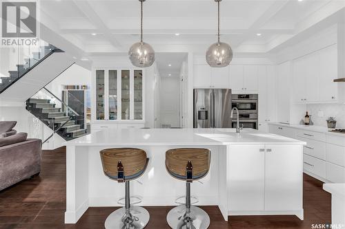 702 Bolstad Turn, Saskatoon, SK - Indoor Photo Showing Kitchen With Upgraded Kitchen