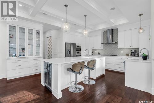 702 Bolstad Turn, Saskatoon, SK - Indoor Photo Showing Kitchen With Upgraded Kitchen