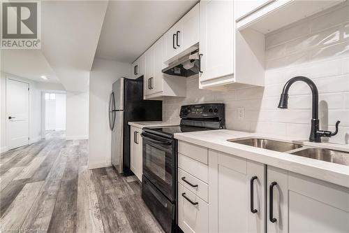 27 Grove Street, Hamilton, ON - Indoor Photo Showing Kitchen With Double Sink