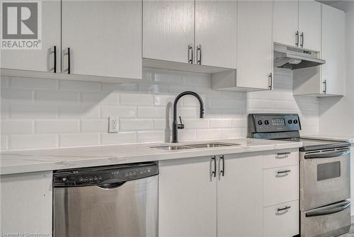 27 Grove Street, Hamilton, ON - Indoor Photo Showing Kitchen With Double Sink