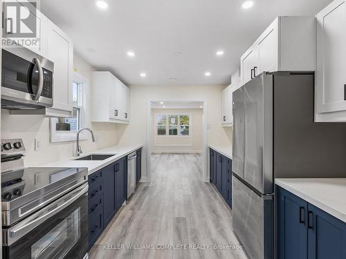 1 Exeter Avenue, Welland, ON - Indoor Photo Showing Kitchen With Stainless Steel Kitchen With Upgraded Kitchen