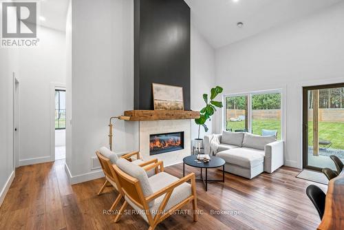 2611 Division Street N, Cobourg, ON - Indoor Photo Showing Living Room With Fireplace