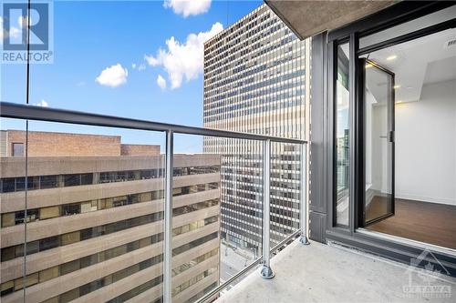 340 Queen Street Unit#1403, Ottawa, ON - Outdoor With Balcony