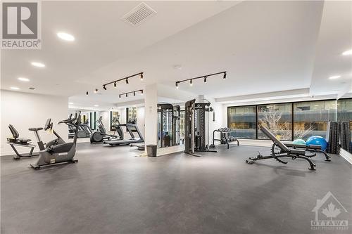 340 Queen Street Unit#1403, Ottawa, ON - Indoor Photo Showing Gym Room