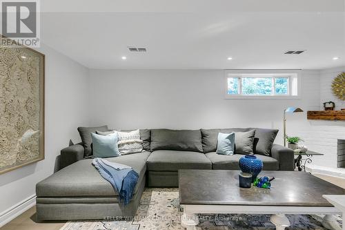 4 Pinehurst Crescent, Toronto, ON - Indoor Photo Showing Living Room With Fireplace