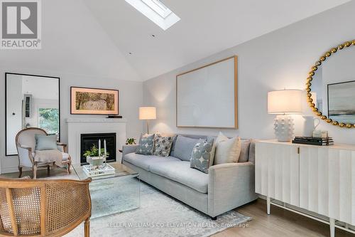 4 Pinehurst Crescent, Toronto, ON - Indoor Photo Showing Living Room With Fireplace